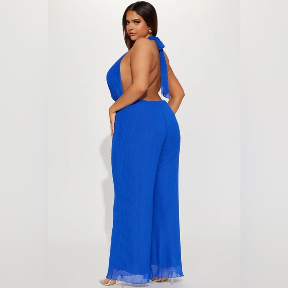 NWT! FASHION NOVA 'Through My POV' Jumpsuit | Royal Blue - Picture 7 of 7